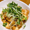 クックB14KE4☆'s cooksnap of when they made 簡単節約晩ごはん④厚揚げのサンマ蒲焼缶味.