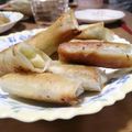 うさうさぼん2's cooksnap of when they made 子供大好き ウインナーの 大葉春巻き.