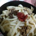 ユーロン's cooksnap of when they made 風邪に！レンジで簡単☆生姜だし梅うどん.
