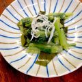 ルぴあ's cooksnap of when they made 小松菜とワカメの酢味噌和え.