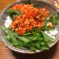 hiromi17's cooksnap of when they made 鮭トビ丼　（プチ丼）.
