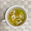 chaaacooo☆'s cooksnap of when they made 簡単！竹輪とレタスのスープ.