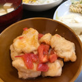 mokomokomokotan's cooksnap of when they made 簡単節約☆鶏胸肉のトマト塩だれ炒め。.