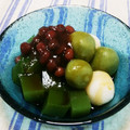 YCHキッチン's cooksnap of when they made 抹茶の白玉あんみつ.