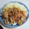 あず3's cooksnap of when they made 定食屋さんの　　　生姜焼き☆.