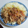 あず3's cooksnap of when they made 定食屋さんの　　　生姜焼き☆.