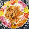 ﾁｲﾁｬﾝﾏﾏ's cooksnap of when they made 辛くて旨い☆鳥胸肉ともやしのキムチ炒め.