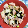 カバゴン's cooksnap of when they made 白桃と水茄子のマリネ.