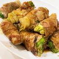 ろらうみゃ's cooksnap of when they made ヨシダソースでレタスの肉巻き.