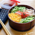 ☆kiyomin☆'s cooksnap of when they made お弁当・・・81冷やし中華とひじきご飯.