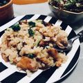 りえっくす♡'s cooksnap of when they made ヘルシーエリンギチーズリゾット.