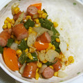ラムのお父さん's cooksnap of when they made ソーセージとピーマンのマヨネーズソテー.
