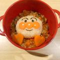 きなこたろー☆'s cooksnap of when they made 簡単☆アンパンマンのカレー☆誕生日にも☆.