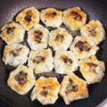 ＊SHIBA＊'s cooksnap of when they made にらまんじゅうの花包み.