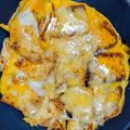 みのみのみん's cooksnap of when they made 豆腐のバター大葉醤油焼き☆卵チーズとじ.