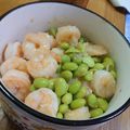 クックN3XI88☆'s cooksnap of when they made 海老と枝豆のレモンガーリック炒め.