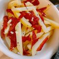 mihonakari's cooksnap of when they made 簡単おつまみ☆じゃがサラミ.