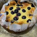 ちなもこ's cooksnap of when they made クリーミーブルーベリーチーズケーキ.