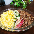 mami＊s's cooksnap of when they made うちの三色丼/鶏そぼろ丼/あまったそぼろ.