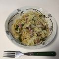 そるり1087's cooksnap of when they made ワンポット包丁要らずペペロンチーノパスタ.