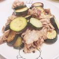 payaちゃん's cooksnap of when they made ズッキーニと豚バラ肉のさっぱり炒め.