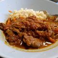 しらたまこむぎ's cooksnap of when they made 味付きジンギスカンで羊肉カレー.