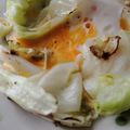 NAGANO久留米's cooksnap of when they made キャベツの卵とじ★ソースでいただきます.