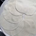 VinLapin's cooksnap of when they made 手作りモチモチ餃子の皮.