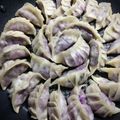 VinLapin's cooksnap of when they made 紫キャベツで★可愛い美味しいピンクの餃子.