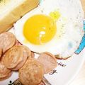 hitomi♪＊'s cooksnap of when they made 目玉焼きオリーブオイルマジックでセレブ風.