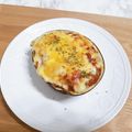 nyandk's cooksnap of when they made 米ナスの簡単グラタン.