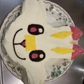 まんぼー's cooksnap of when they made ポケモン☆ヒバニーケーキ♪デコケーキ.