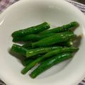 れいさやママ's cooksnap of when they made いんげんのしょうが醤油和え.