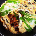ひろポッち's cooksnap of when they made 鰻とキヌサヤの卵とじ.