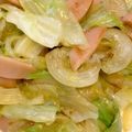 ＷＡＫＡＳＨＩＯ's cooksnap of when they made 簡単♬レタスと魚肉ソーセージの炒めもの.