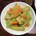 ♡halu♡'s cooksnap of when they made ＊アスパラとにんじんのごま和え＊.