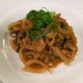 まぁちゃんさんのへや's cooksnap of when they made 豚肉の炒め物（和風）お弁当のおかず.
