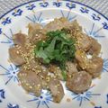 ジョングレ's cooksnap of when they made 砂肝の味噌漬け炒め♪.