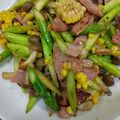 クックEKELXT☆'s cooksnap of when they made 簡単料理！アスパラとハムのバター炒め.