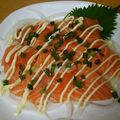 あおちゃん's cooksnap of when they made うちの☆サーモンのお刺身の食べ方.