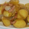るかだいこん's cooksnap of when they made 新じゃがとベーコンの煮物.