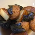 んりおか's cooksnap of when they made 魚河岸あげと茄子の煮物.