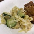 ピング〜's cooksnap of when they made きゅうりの梅ソースサラダ.
