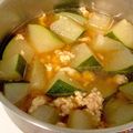 miho3miho3's cooksnap of when they made 冬瓜の鶏そぼろ煮.
