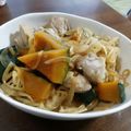 woodbelle's cooksnap of when they made カボチャと鶏肉のホットサラダ.