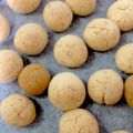 machan2003's cooksnap of when they made レンジで簡単スノーボールクッキー.