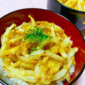 なおミール's cooksnap of when they made 新玉ねぎのソースかき揚げ天丼.