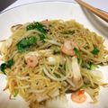 miha33's cooksnap of when they made ルッコラとシーフードのさっぱり塩焼きそば.