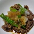 ショコラホイップ's cooksnap of when they made 旦那も絶賛！さっぱり簡単牛肉しし唐ポン酢.