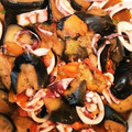 はまー１２２９'s cooksnap of when they made イカとナスのトマト炒め＊旨みたっぷり.